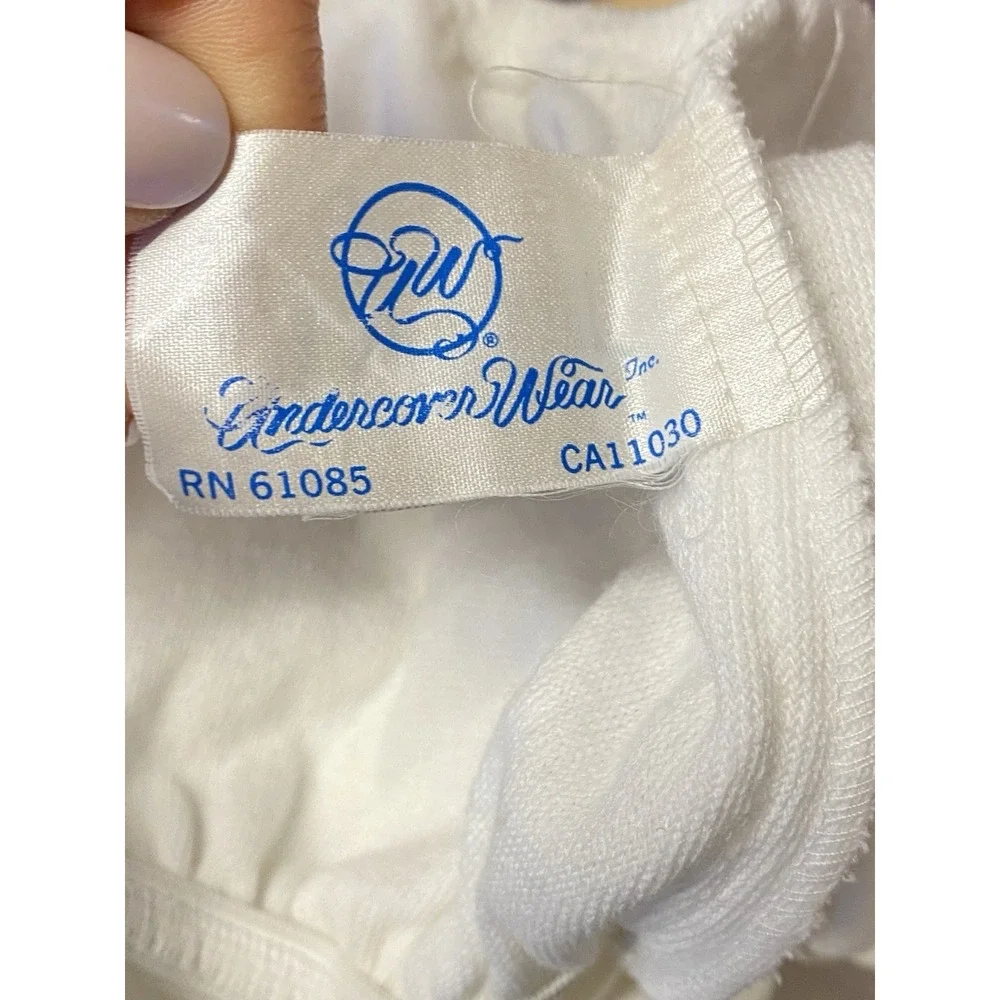 Undercover wear embroidered
